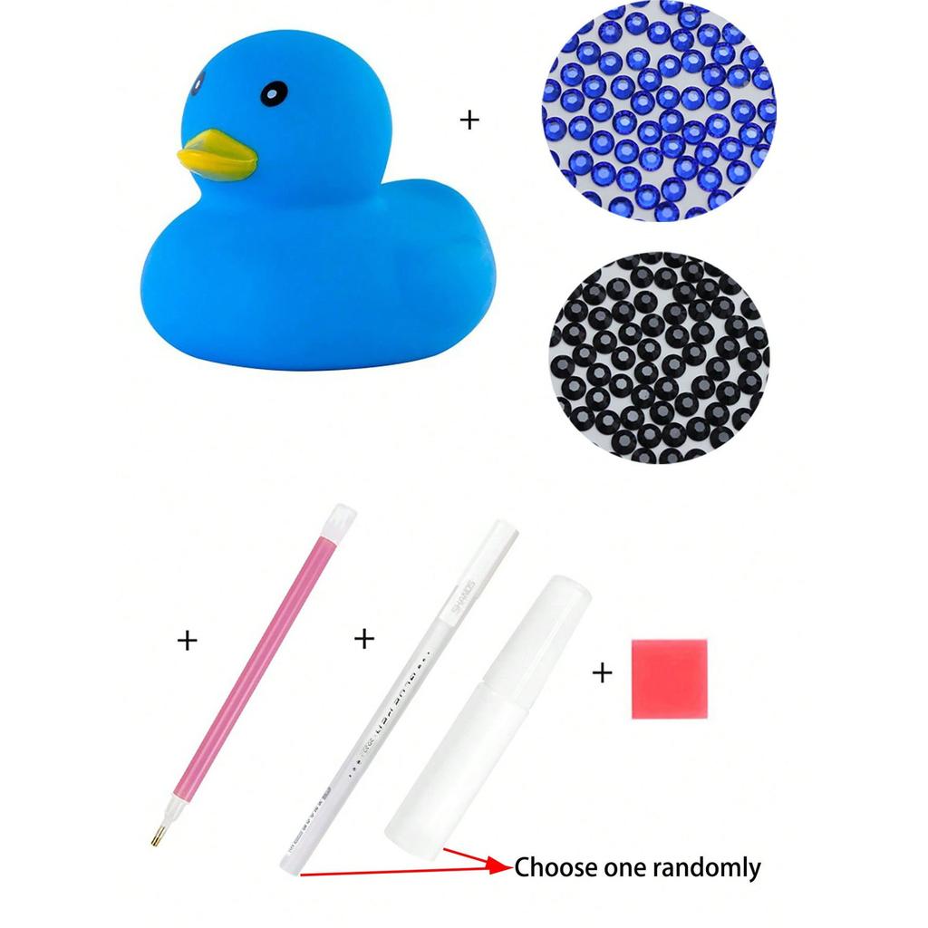 DIY Diamond Tool Duck, Fun Multi-color Handicrafts, Glue Pens, Handmade Decorations