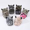 Fashion Multicolor Camouflage Baseball Hat, Solid Hard Top, Fun Bull Horn Ears, Ideal for Outdoor Sun Protection