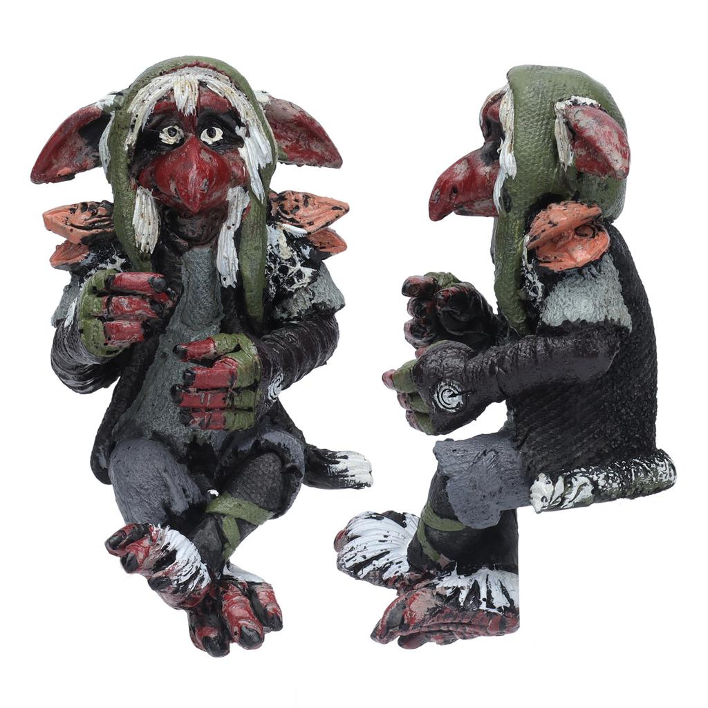 Statua z żywicy Ogród Duża Statua Goblina Leprechaun Rzeźba Postaci Anime Dekoracja Domu Zabawki