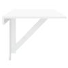 Foldable Wall Table Glossy White 100x60x56cm Engineered Wood