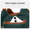 Borsa a tote con blocchi di colore da donna, borsa a tracolla crossbody vintage
