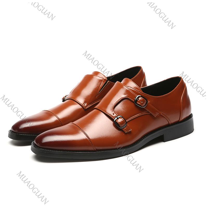 Fashion Formal Office Men Dress Shoes New Classic Designer Oxfords Footwear For Wedding Party Business Flat Shoes Men's Loafers