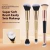 1/3 Stück Doppelseitiger Foundation Make-up Pinsel Angeschrägter Concealer Make-up Pinsel zum Verblenden Flüssig Puder Flauschige Kosmetikwerkzeuge