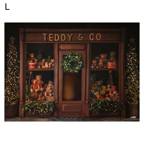 Gobelin świąteczny Przezroczysty nadruk Cukierkowy Miękki Jasny Zimowy Kolor Dekoracyjny Ręcznie Robiony Sklep Wzór Tło