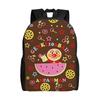 Anpanman Backpack Ita Bag  Mochila Vintage Hiking Large Capacity Rucksack