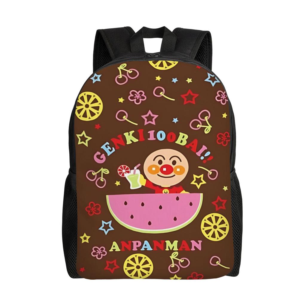Anpanman Backpack Ita Bag  Mochila Vintage Hiking Large Capacity Rucksack
