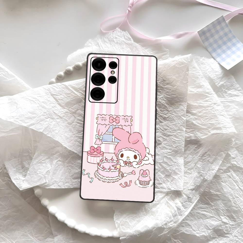 Cute M-My M-Melodys Phone Case For Samsung S 24 Fe 25 Ultra Plus 20 Lite 21 30 22 23 24 22 Ultra 5G Fundas