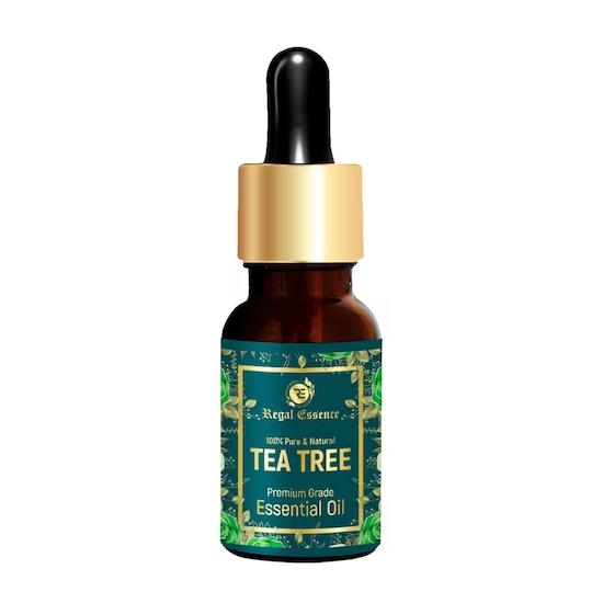 REGAL ESSENCE Tea Tree Oil | Tea Tree Essential Oil For Healthy Skin, Face, Hair & Acne Care | Natural and Undiluted - 15 Ml