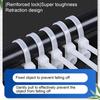 Multifunctional Zip Ties for Cable Cords 100 Pieces Reusable Wire Fasteners Cord Management Tool for Home Studio Workshop