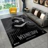 Tappeto Antiscivolo Classico W-Wednesday TV per Soggiorno, Camera da Letto, Sala Giochi, Tappeto Morbido per Pavimento Tappeto Arredamento Casa Tappeto Stanza Bambini Regalo