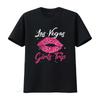 Women Girls Trip Las Vegas Vacation Travel Wedding S Summer T Shirt Fashionable and Comfortable  Top Vintage Washed Fashion
