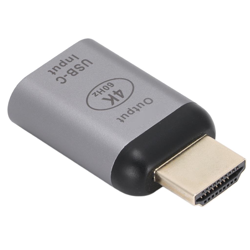 JORINDO Type C to HD Multimedia Interface Adapter 4K At 60HZ with Aluminum Shell Video Converter(Type C Female to HD