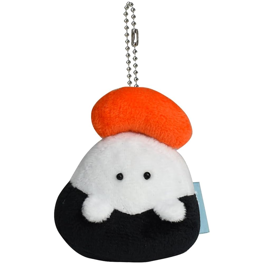 Ippinsha Gyuutto Onigiri-san Mentaiko Plush Toy Mini with Chain Gift 47175