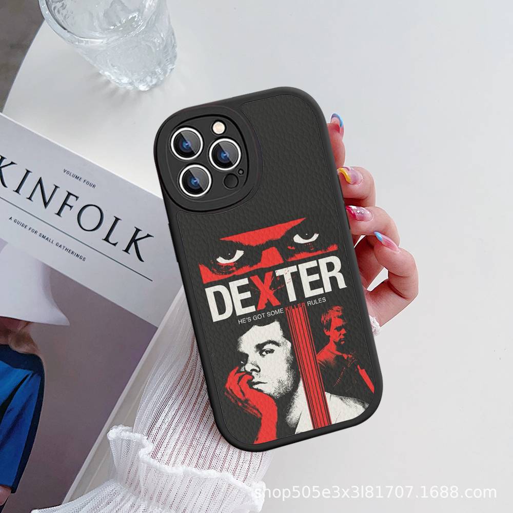 Custodia per Telefono Dexter Morgan Per IPhone 11 12 13 14 15 16 Pro Max Plus Copertura in Pelle
