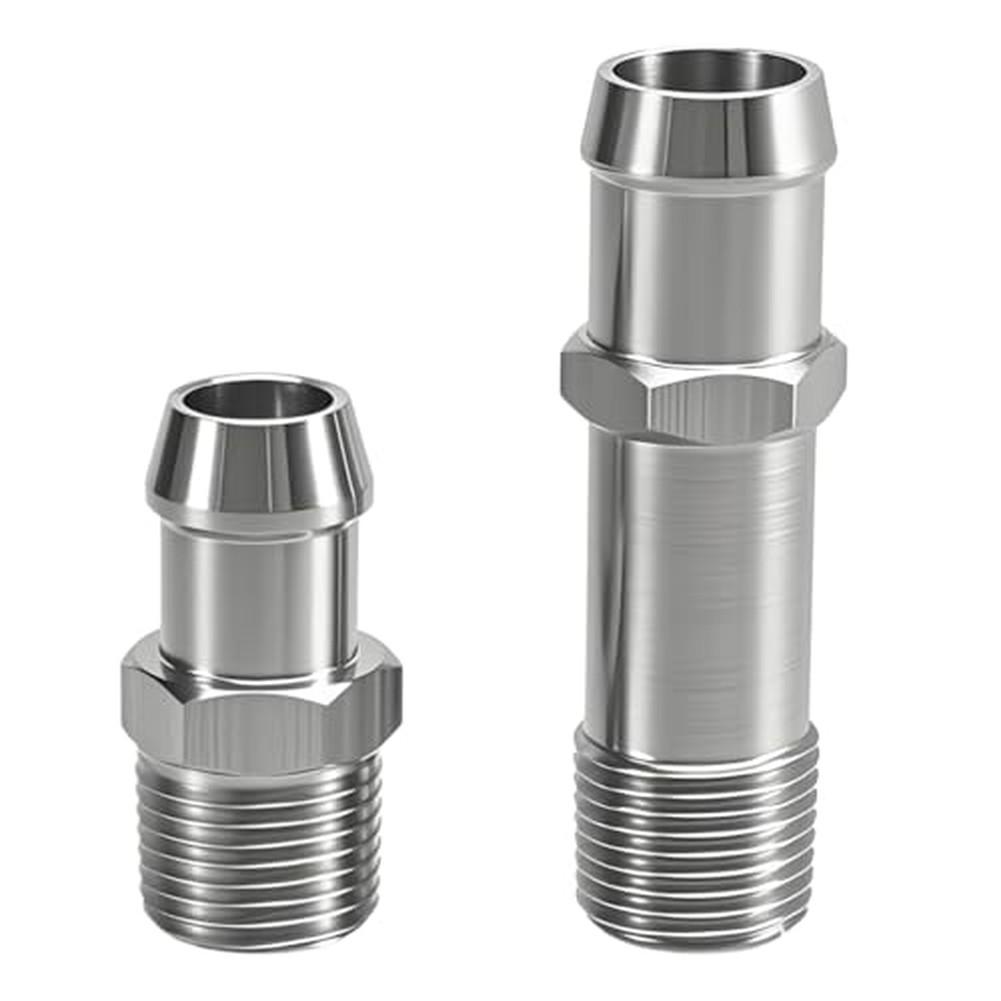 For Camaro For Chevrolet Heater Hose Fittings 3 4 Barbed To 1 2 -14 NPT Classic Car Hose Fittings Barbed To NPT Fittings