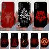 Satanic Hell Pentagram Phone Case For Samsung S25,S24,S23,S22,S20,S21,S10,Ultra,Plus,Lite,FE,Soft Silicone Black Cover