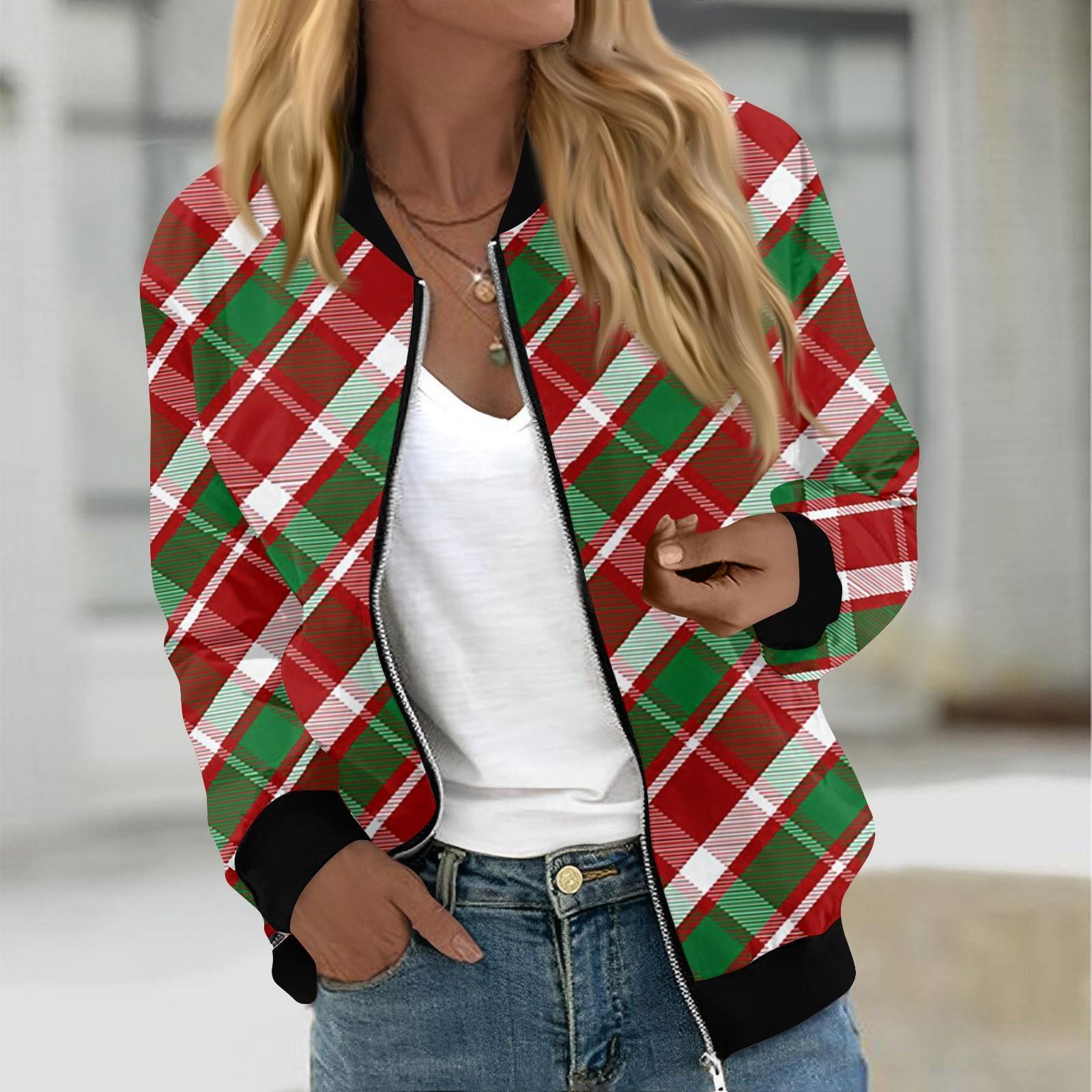 

Куртки женские с длинным рукавом, легкие, на молнии, с принтом, верхняя одежда, повседневные, стеганые куртки с карманами L винный