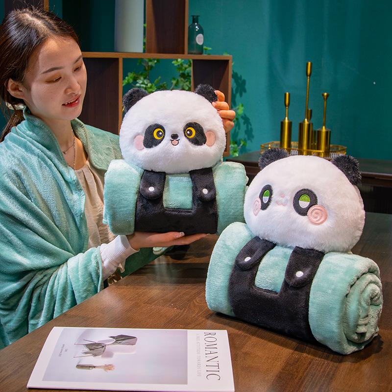 3D Cartoon Plush Doll Blanket - Office Nap & Air Conditioning Cover, Gift for All Ages