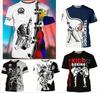 Men's Taekwondo Graphic Print T-shirts 3D Kick Boxing Dojo Uniform Fashion Short Sleeve Crew Neck T Shirt Summer Unisex Man Tops