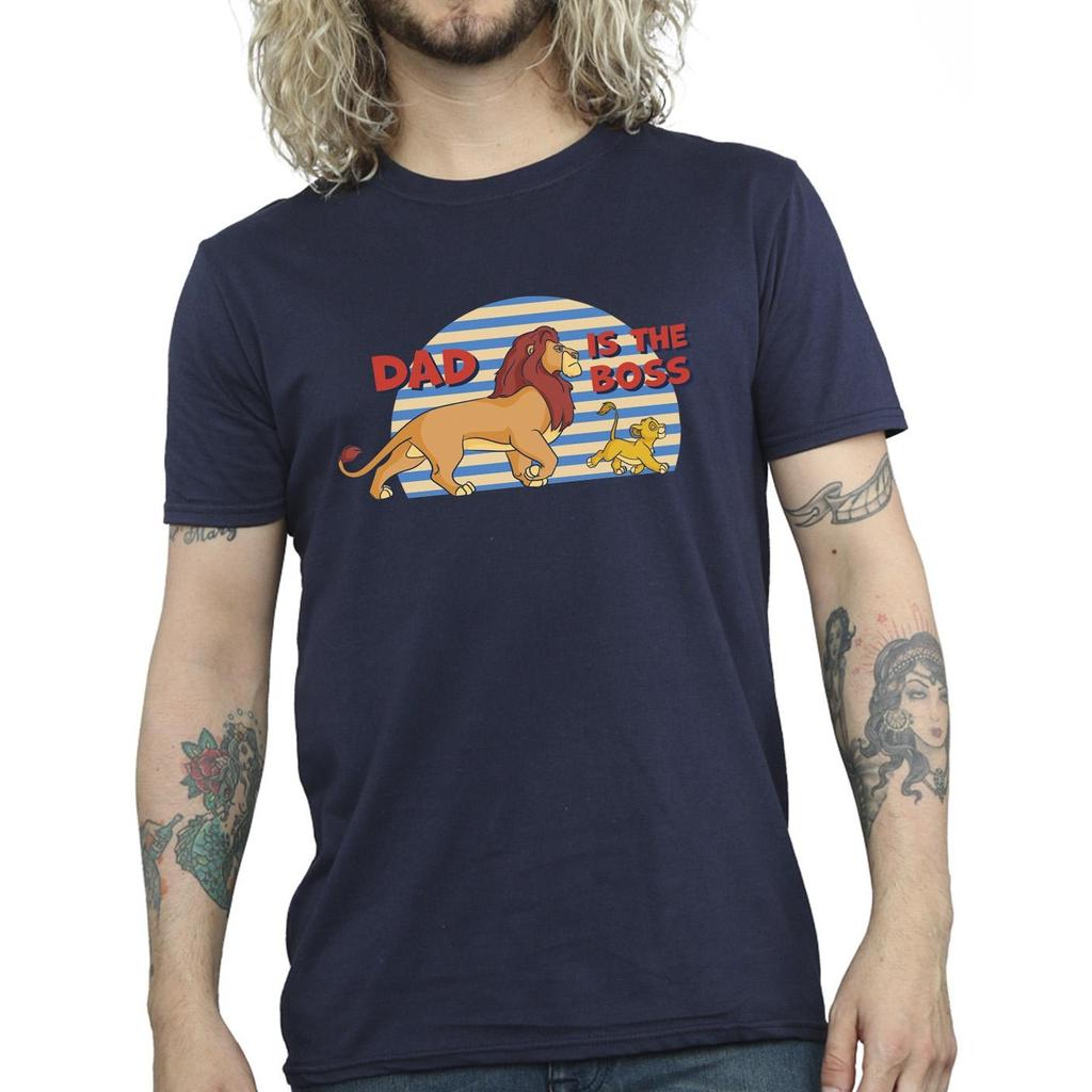 Disney Mens The Lion King Dad Boss T-Shirt