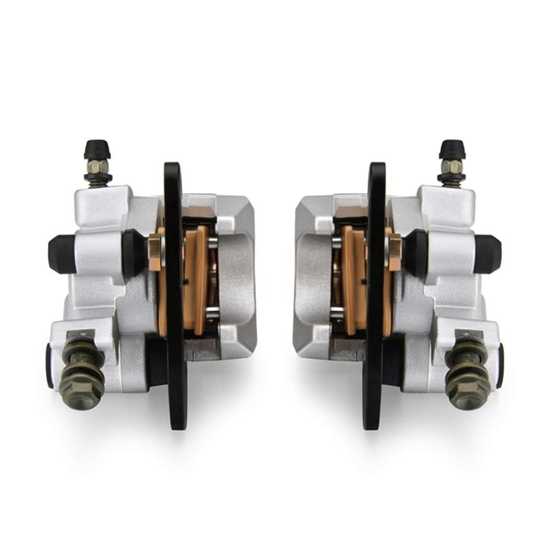 Front Left Right Brake Calipers For Yamaha Banshee Big Bear Grizzly Kodiak Raptor 3GD-2580T-01-00 3GD-2580U-01-00 Parts-A87Q
