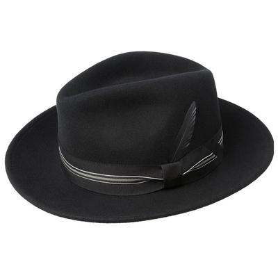 Fashion Versatile Ribbon Decorative Wool Top Hat Vintage British Jazz Hat Pure Wool Fedora