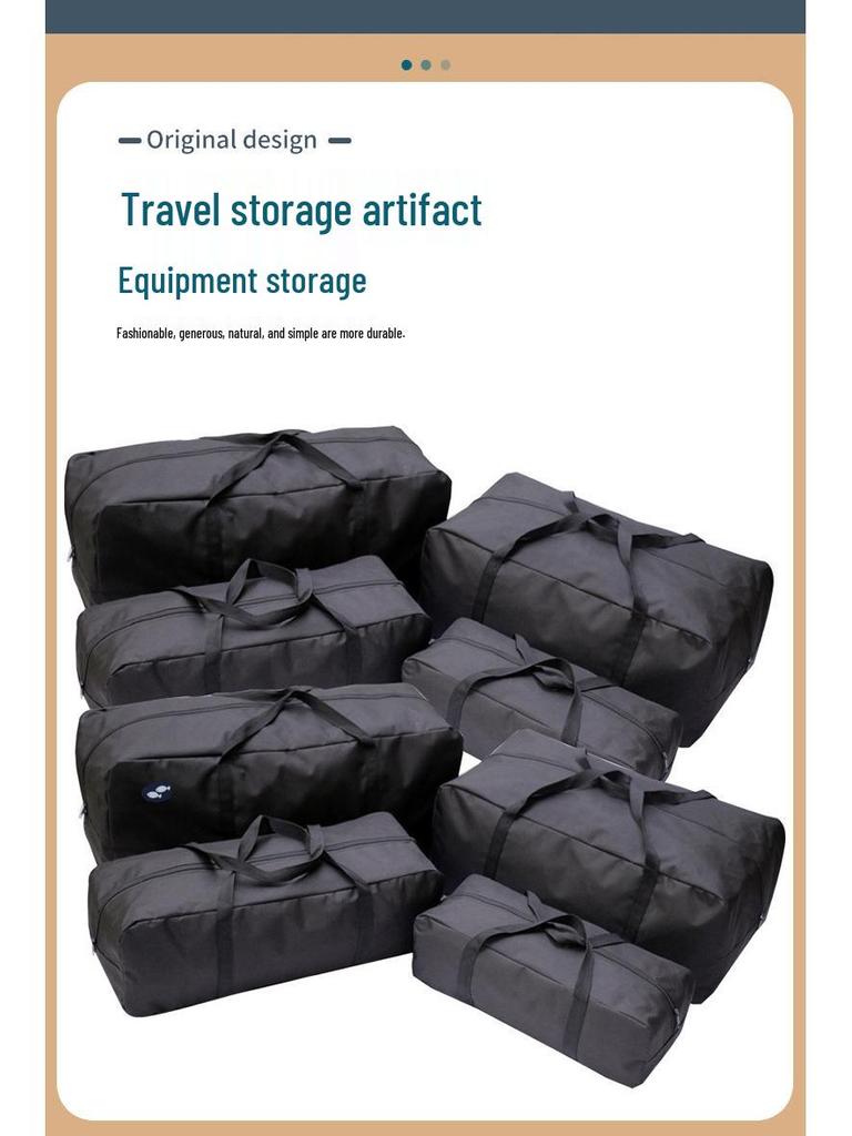 Portable Wear-Resistant Outdoor Fishing Bag for Car, Awning Pole & Tent Storage