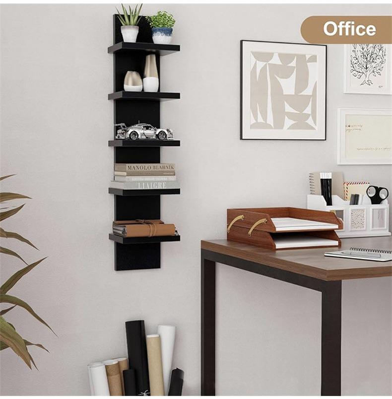 Multi-Layer Wall-Mounted Display Shelf for Home Decor