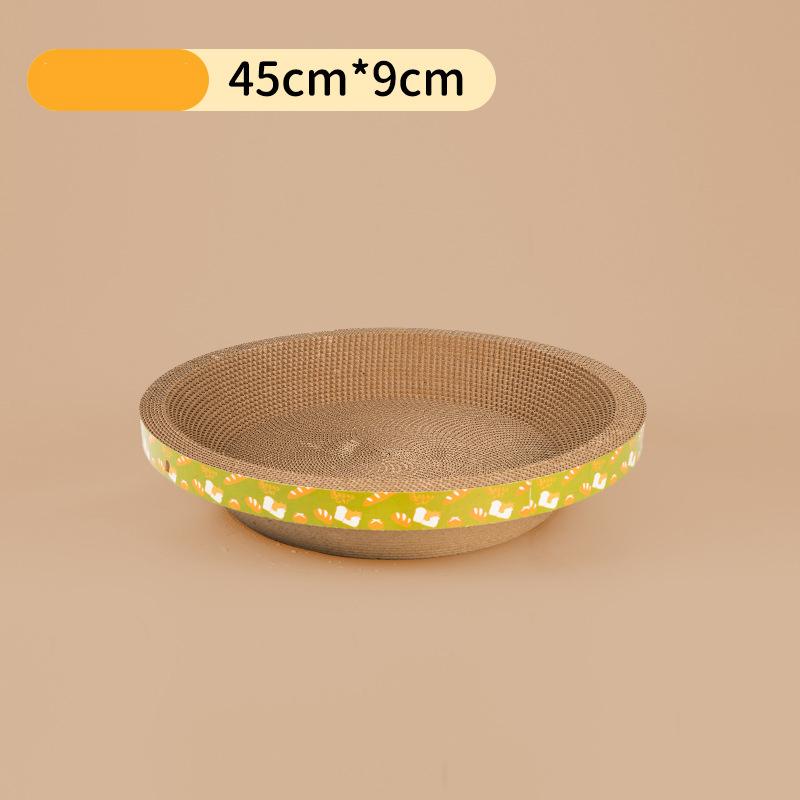Cat Scratching Board Protect Furniture Grinding Claw Toys Oval Corrugated Paper Wear-resistant Cat Nest Cat Accessories
