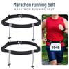 Adjustable Reflective Marathon Running Belt with Energy Fixation Band