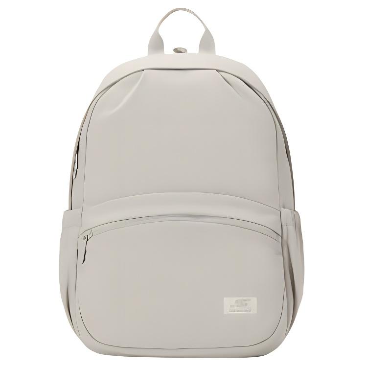 Skechers Comfort Sports Series Classic Logo Fabric Backpack Unisex backpack Beige P325U014-03WH Beige