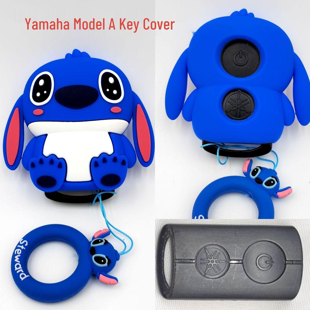Cat Paw Cartoon Key Cover for Yamaha & Honda Motorcycles