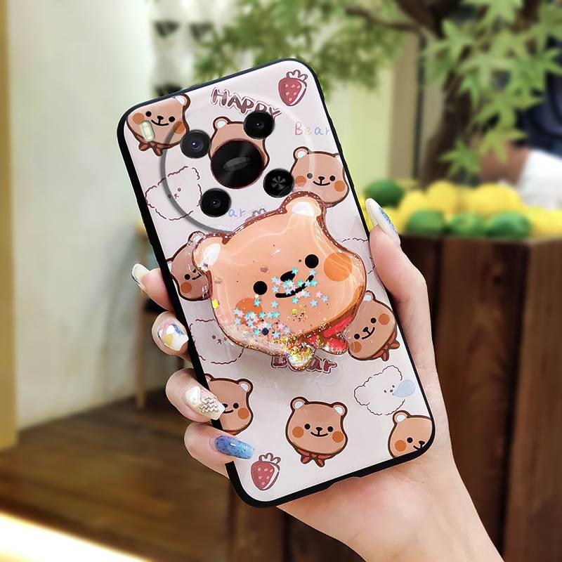 Husă Telefon cu Suport Rotativ Impermeabil Pentru ZTE Blade V70 Max/Nubia V70 Max Husă Spate Rezistentă la Murdărie Design la Modă Drăguț