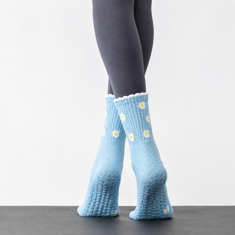 Breathable Yoga Socks Non-Slip Floor Socks Fashion Pilates Socks for Women
