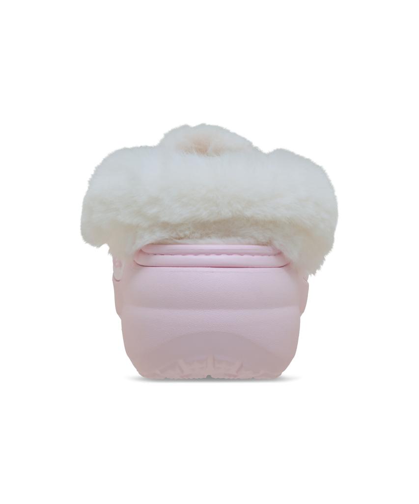 Crocs Classic Platform Fuzz Lined Clogs - Pink Milk / 212854-6Zw
