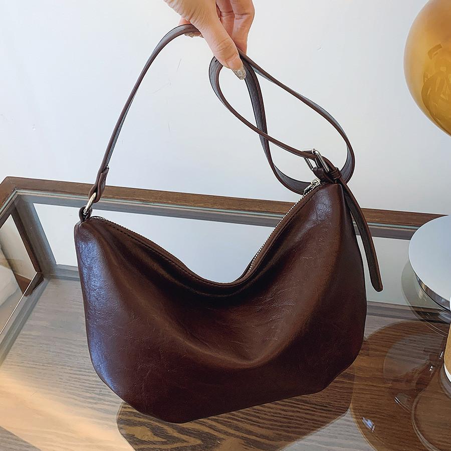 Pu Soft Leather Satchel For Women With Zipper Closure And Spacious Interior For Daily Use