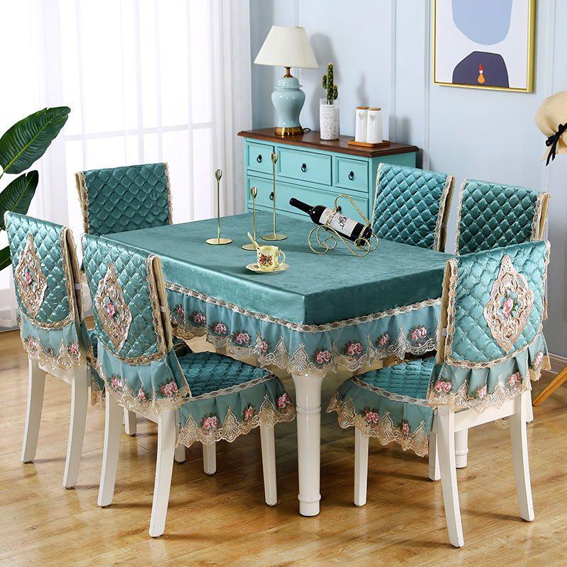 Wysokiej jakości chiński styl pogrubiony kwadratowy obrus biurkowy nowy styl antypoślizgowa poduszka siedziska obrus domowy obrus na krzesło