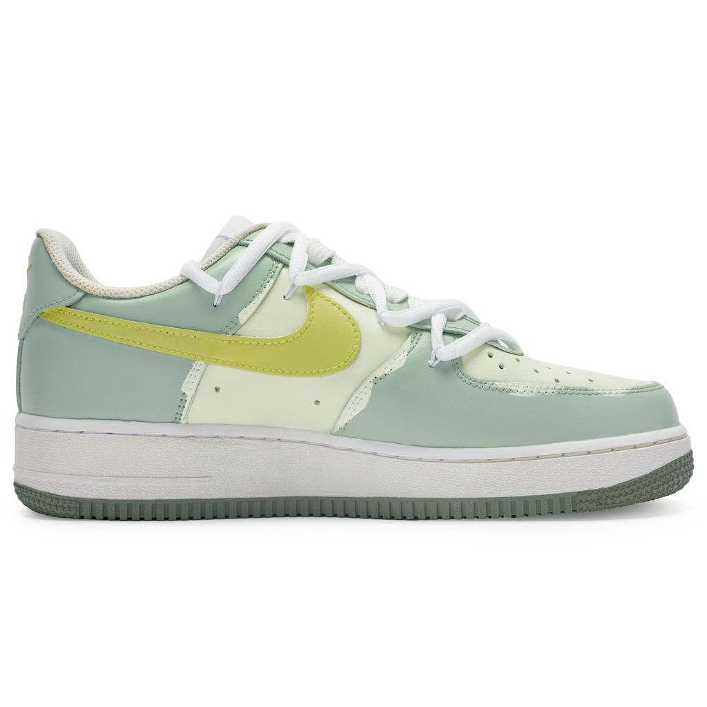 Nike Air Force 1 Low top Skateboard Shoes Men's Beige Yellow Green CW2288-111(Team80-)