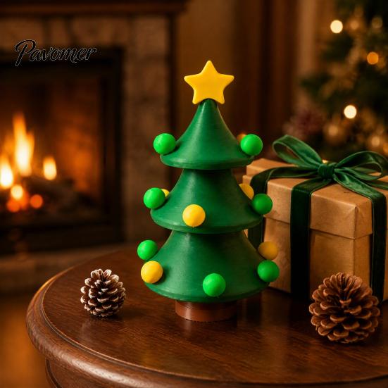 Mini Tabletop Tree 3D Printed Dancing Christmas Tree, Rotating Twisted Desk Toy Toy, Decoration, Xmas Gift Twist Figurine