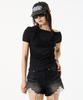 UNKNOWN PLANET Vintage Damaged Cutoff Shorts Black