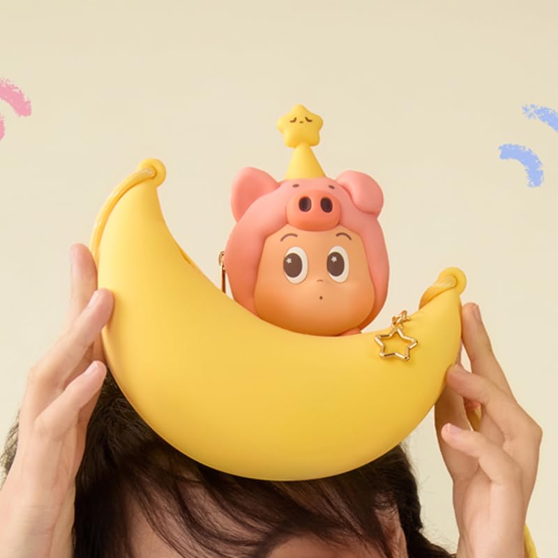 POP MART POP BEAN Серия мерцающих кроссбоди-сумок для пижамной вечеринки
