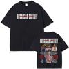 T-shirt Grafica Vintage Limitata Buvaisar Saitiev Abbigliamento Uomo Estetica della Violenza T-shirt Casual Cotone T-shirt di Alta Qualità