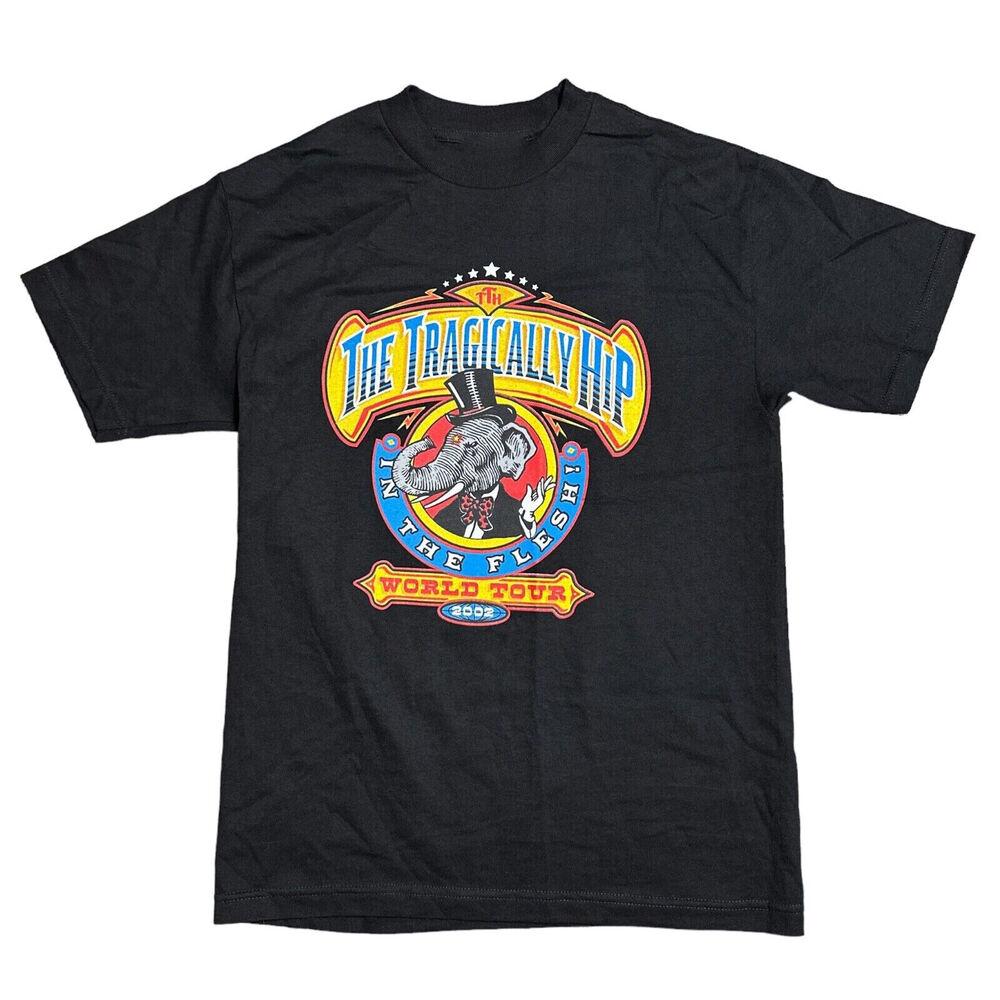 The Tragically Hip 2002 World Tour Music Band T Shirt Unisex T-Shirt XL