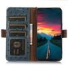 For Samsung Galaxy A36 5G Case RFID Blocking Genuine Cow Leather Phone Case Ostrich Texture