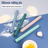 Non-stick Silicone Rolling Pin with Integrated Scale for Dumpling Wrappers
