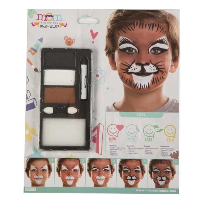 Kit de maquillage - Lion - Enfant - Multicolore