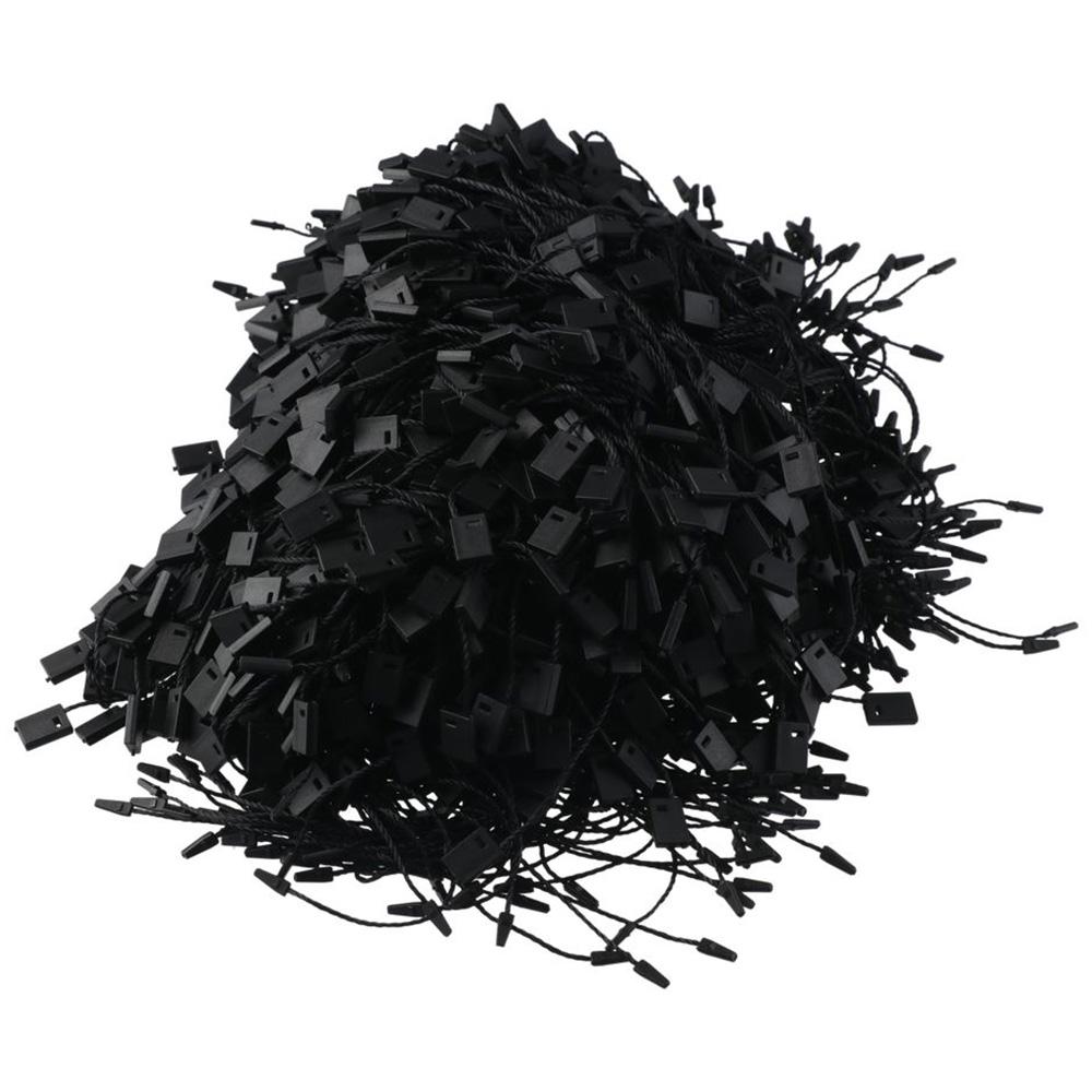 

1000 шт. Швейная фурнитура черные Ценники Бирки с веревочкой Этикетки для одежды белый