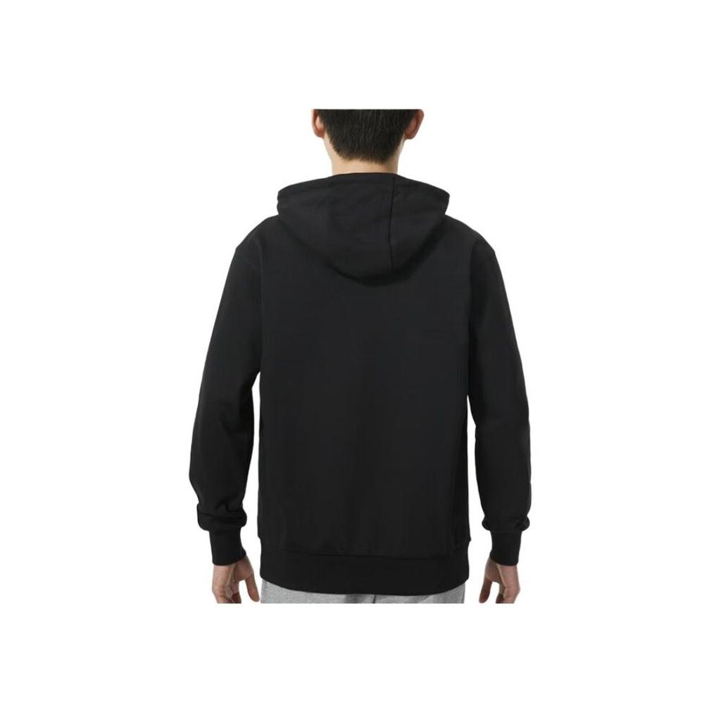 Adidas American Vintage Solid Color Hooded Pullover Casual Long Sleeve Sweatshirt Men Sweatshirt Black JF3320