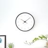 KATOMOKU Plywood Wall Clock, Black, km-71BK, Sweep Movement, 304mm Diameter (quartz Clock)