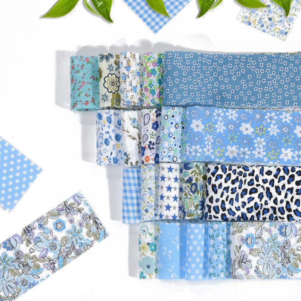 40PCS Colorful Printed Patchwork Fabric Jelly Roll Sewing Material Fabric  Sewing